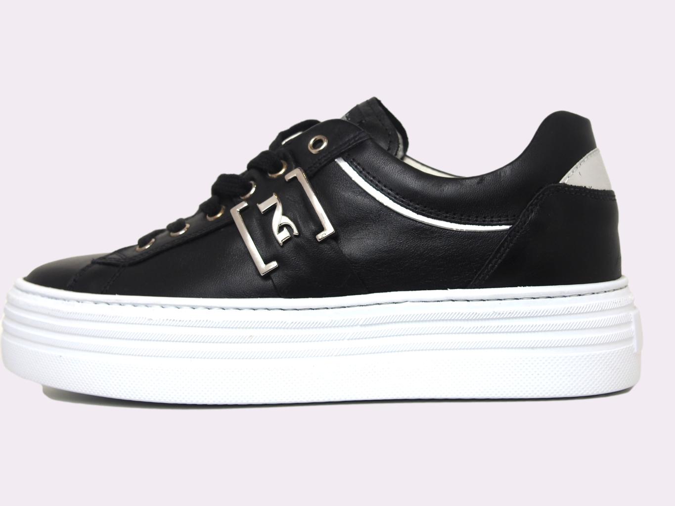 ZAPATILLA NERO GIARDINI NEGRO FLARFORM