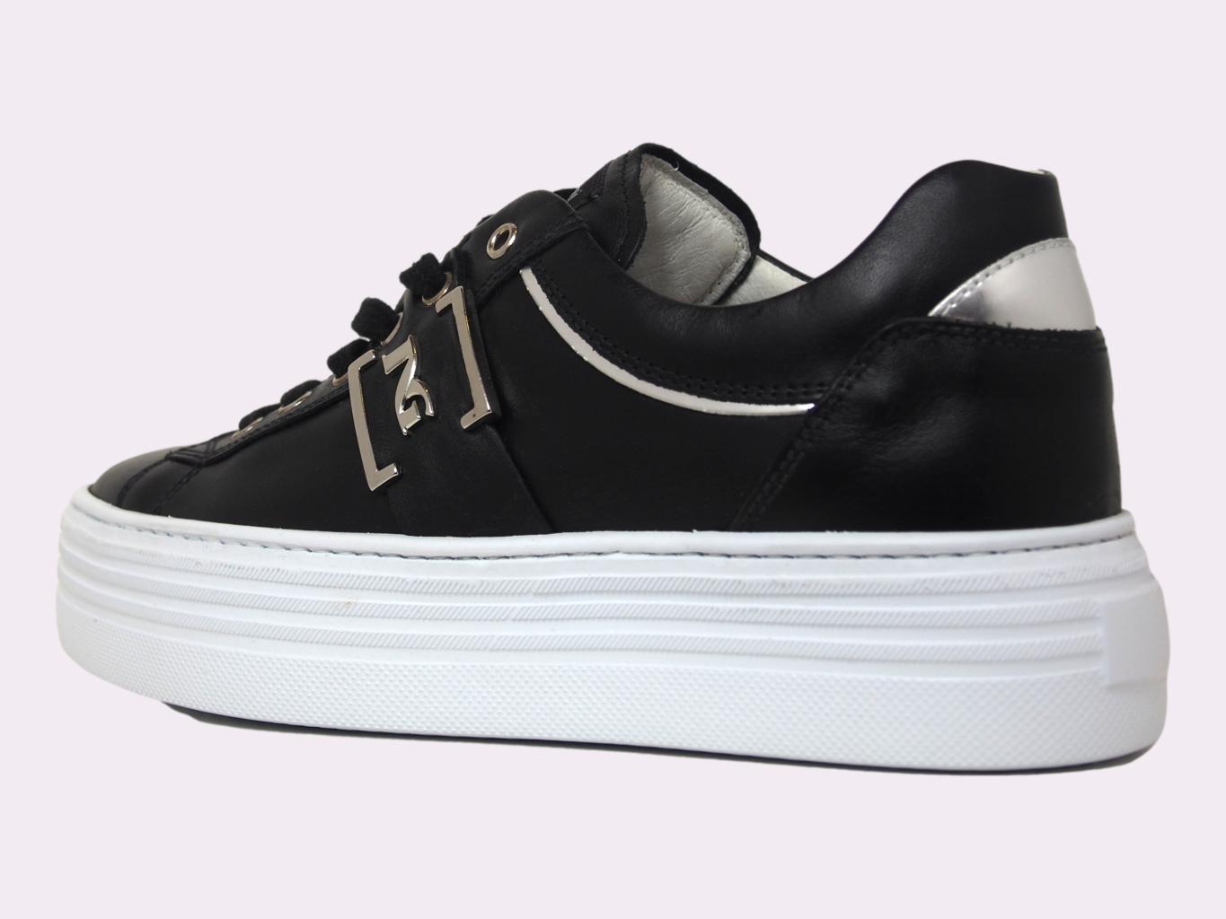 ZAPATILLA NERO GIARDINI NEGRO FLARFORM