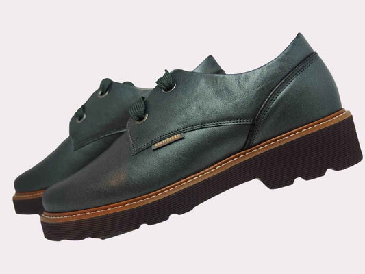 zapato orelia verde gris