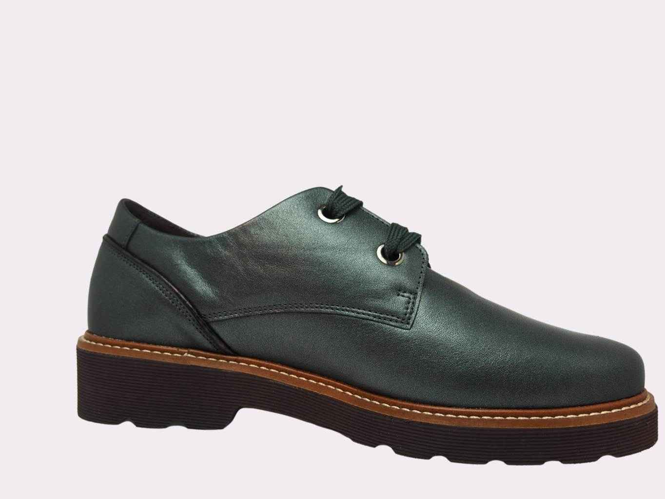 zapato orelia verde gris