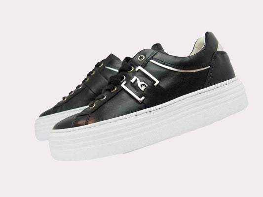 ZAPATILLA NERO GIARDINI NEGRO FLARFORM